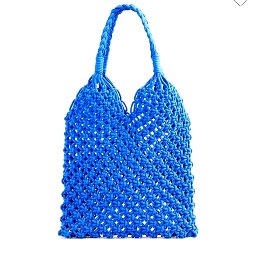 J. Crew Hand-Knotted Rope Tote Bag